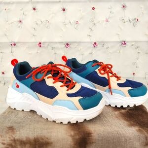 Skechers Chunky Platform Colorblock Sneakers